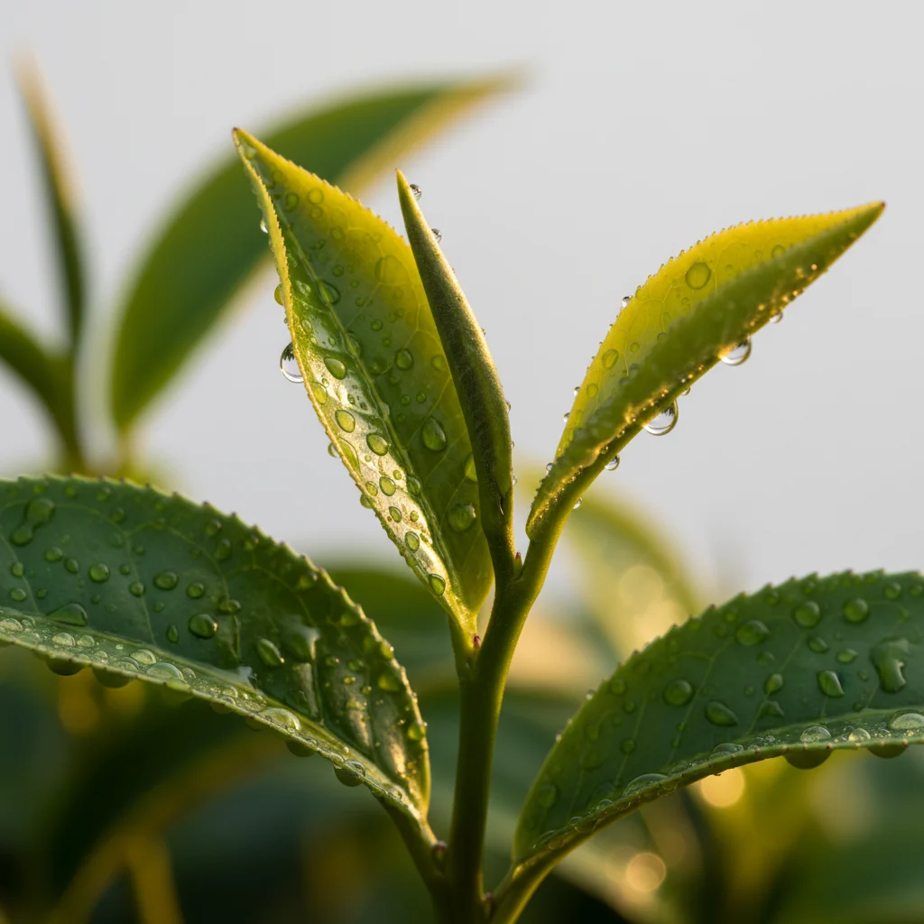 Verse groene thee bladeren voor metabolisme ondersteuning capsules